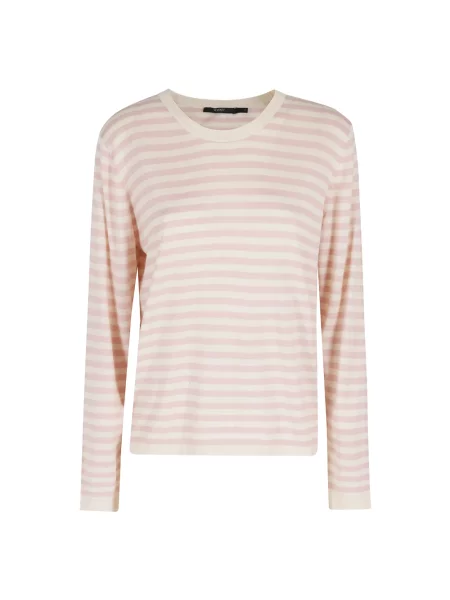 Top Seventy w paski różowy