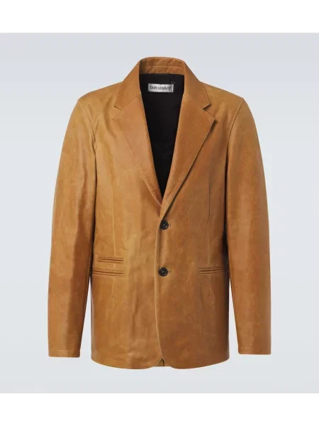 Kožni blejzer Our Legacy smeđa