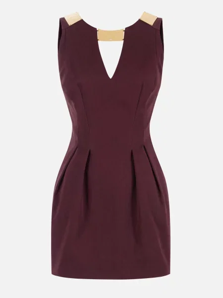Платье Elisabetta Franchi коричневое