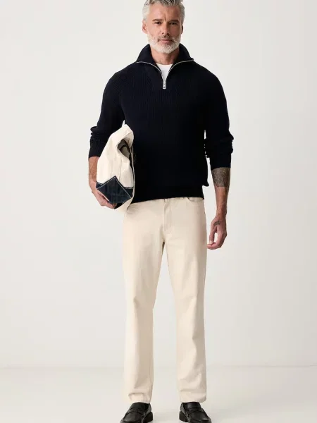 Tommy Hilfiger pulover z dodatkom volne modra