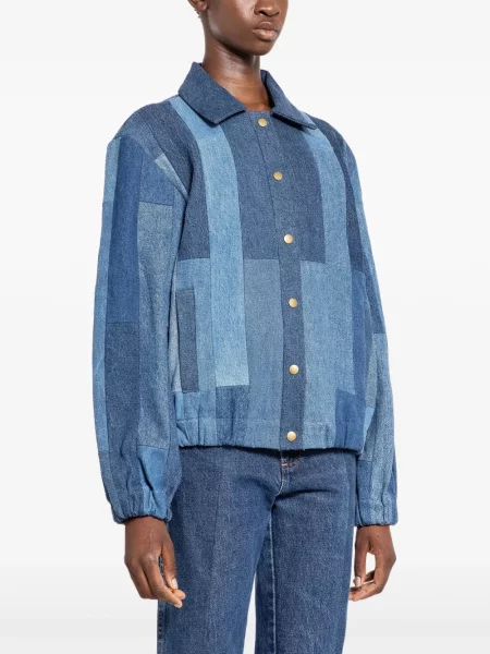 Kurtka jeansowa E.l.v. Denim niebieska