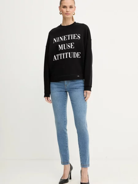 Кофта Elisabetta Franchi з принтом чорний