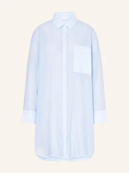 Mey Noční Košile Ze Série Cotton Stripes tmavě modrá bílá