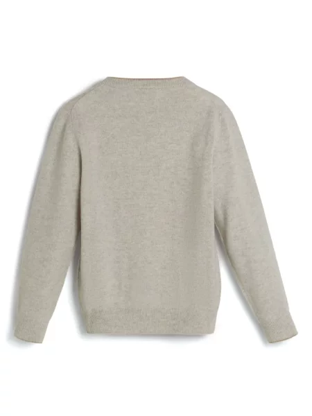 Sweter dziecięcy Brunello Cucinelli szary