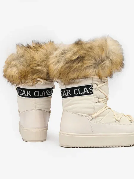 Cizme de zăpadă Resti slip-on maro