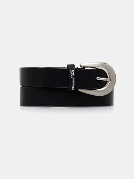 Karl Lagerfeld Jeans de piele negru