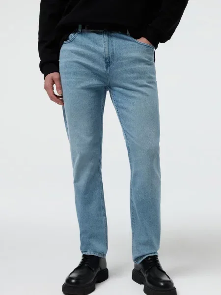Завужені джинси DIVERSE Edggar бавовна/еластан блакитний