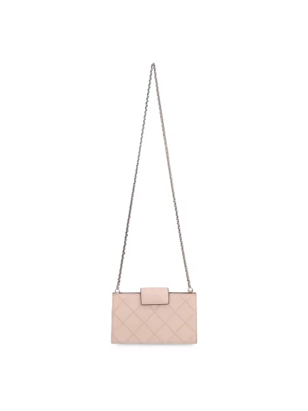 Naszyjnik Tory Burch skórzany różowy
