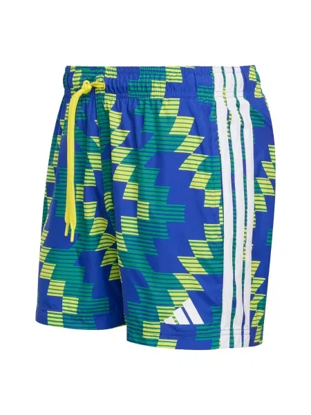 ADIDAS PERFORMANCE Pantaloni scurți apă Football-Inspired Graphic Swim Shorts 5 albastru / galben închis / verde smarald alb