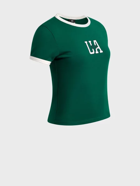 Детская футболка Under Armour зеленая