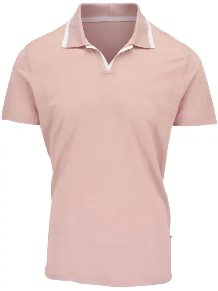 Scurt tricou polo Orlebar Brown de in roz