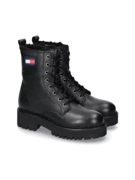 Botki Tommy Jeans czarne