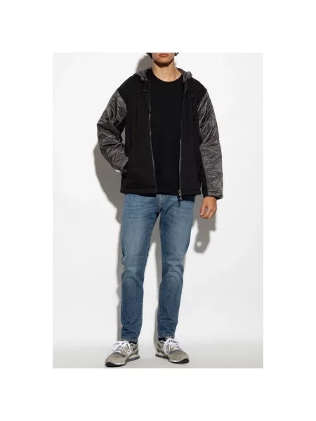 Bluza Diesel z długim rękawem czarna
