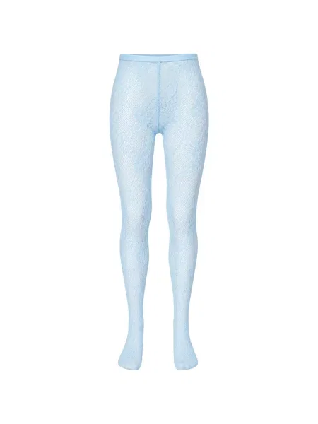 Dresuri Swedish Stockings din dantelă albastru