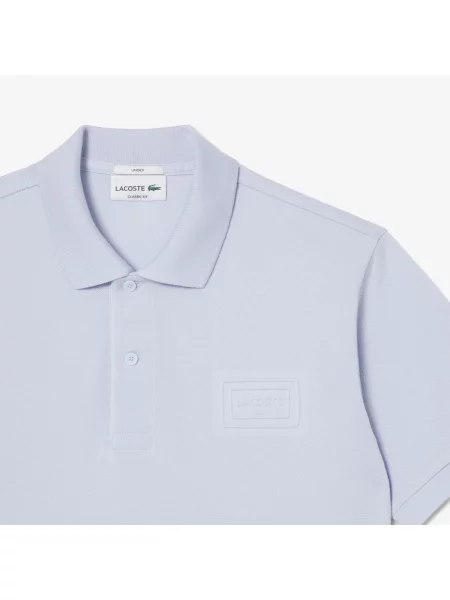 Lacoste Koszulka Polo O Klasycznym Kroju Z Tłoczonym Logo niebieski