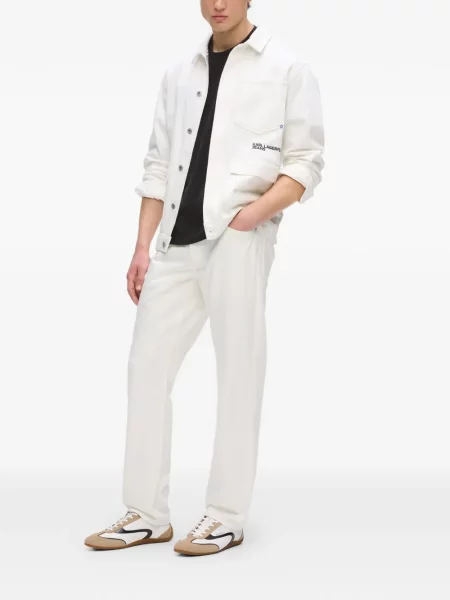 Μπλούζα Karl Lagerfeld Jeans με κέντημα μαύρο
