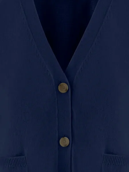 Cardigan Allude cu decolteu în V albastru