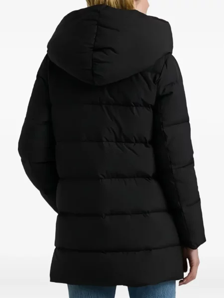 Палто Lauren Ralph Lauren с качулка черно