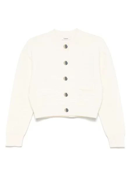 Cardigan Sandro cu decolteu rotund