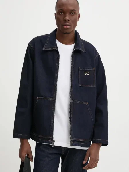 Levi's kurtka jeansowa Levi's Skateboarding granatowy przejściowa niebieska