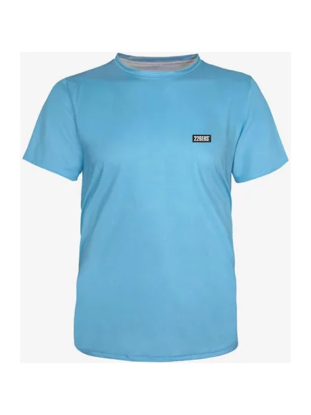 Koszulka Color Block krótki rękaw głęboki XS niebieski