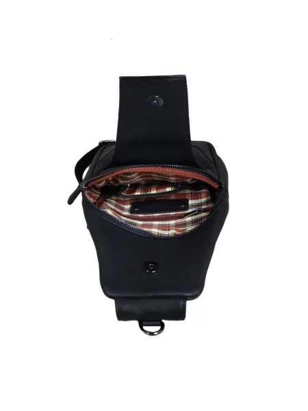 RoyalBag Мессенджер Шкіра чорний