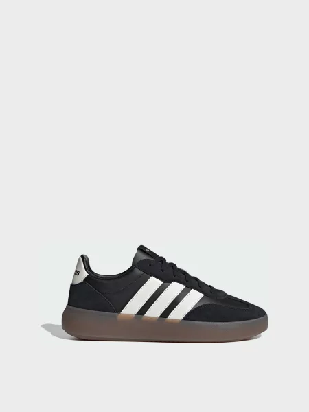 Кожаные кеды Adidas черные