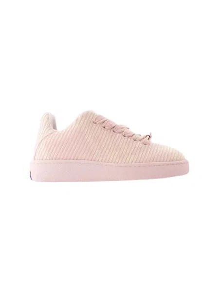 Sneakersy Burberry skórzane różowe