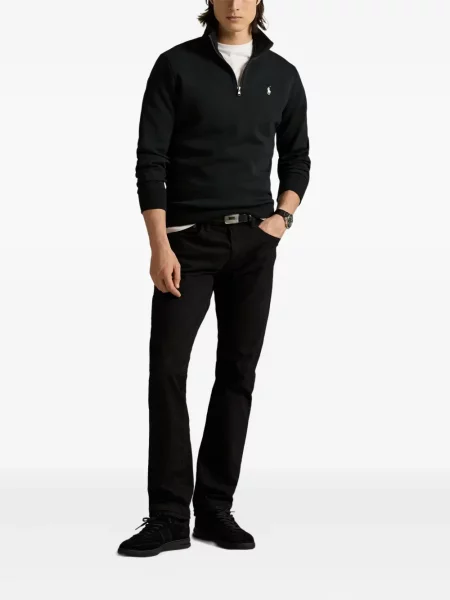 Chiloți Polo Ralph Lauren din țesătură twill cu autograf cu glugă albastru