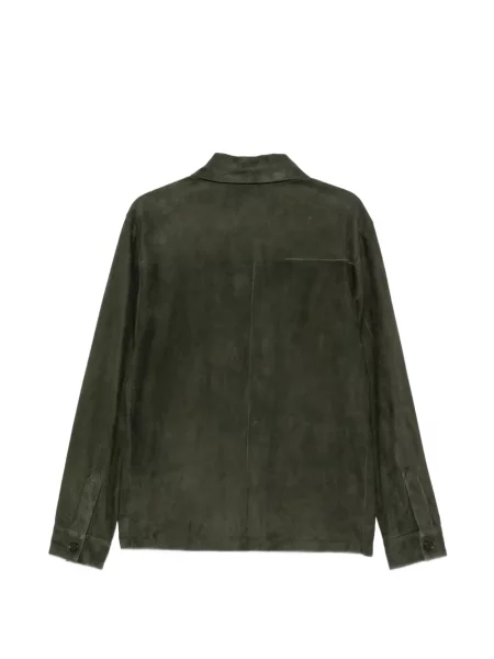 Geacă Arma din piele de căprioară verde
