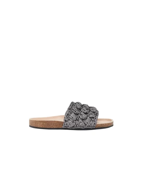 Japonki Jw Anderson skórzane szare