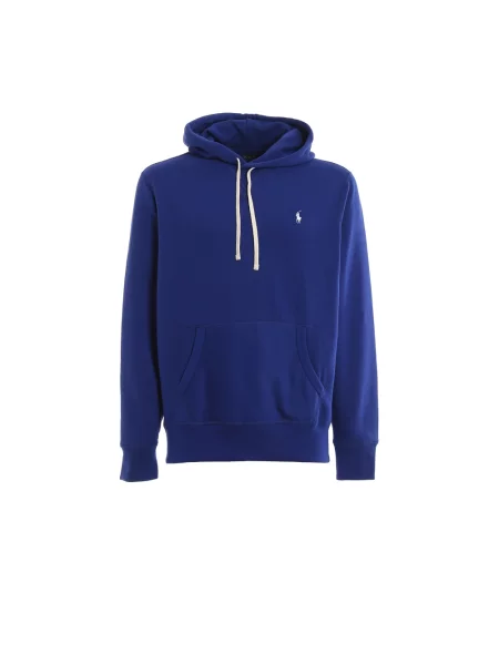 Bluza z kapturem Ralph Lauren z kapturem niebieska