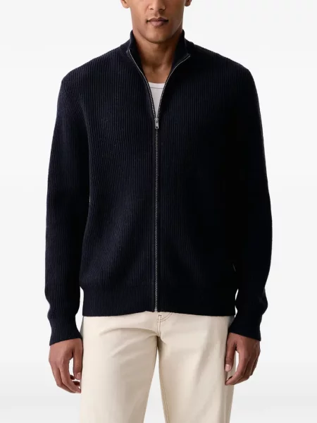 Cardigan Les Deux tricotate albastru