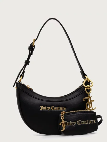 Juicy Couture torebka crossbody z imitacji skóry LILY czarna