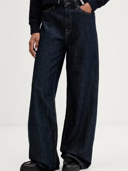Tommy Jeans blugi wide leg pentru femei