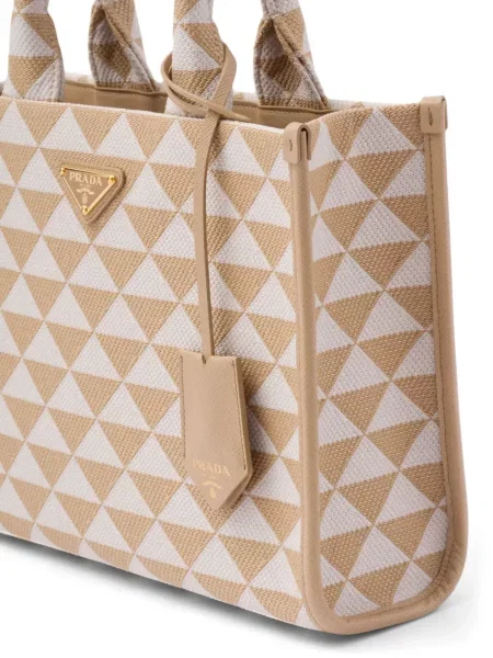 Geantă shopper Prada din jacard