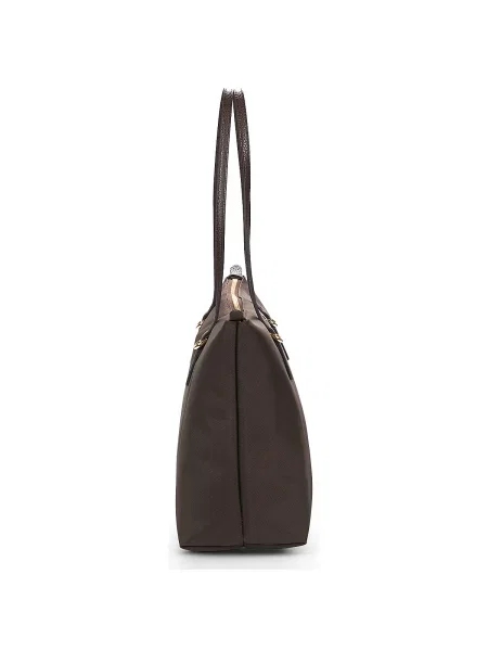 Geantă shopper Lauren Ralph Lauren maro