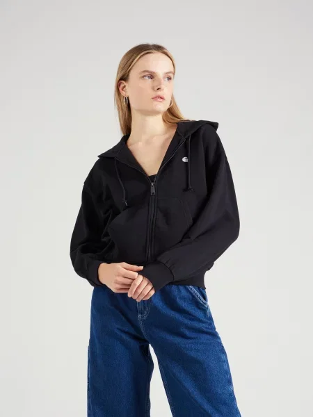 Carhartt WIP Hanorac Casey negru / alb