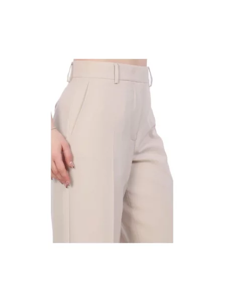 Spodnie Weekend Max Mara beżowe