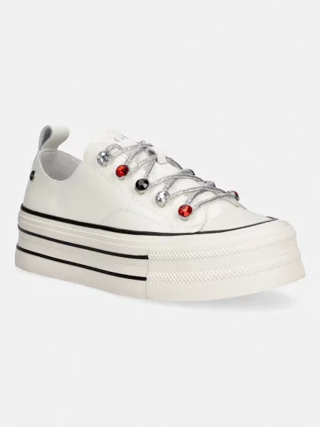 Кожаные кеды Goe