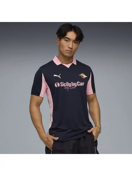 Koszula Puma z dżerseju niebieska