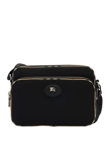 Geantă crossbody Burberry în carouri negru
