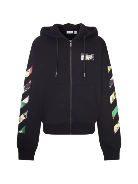 Hanorac cu glugă Off-white alb