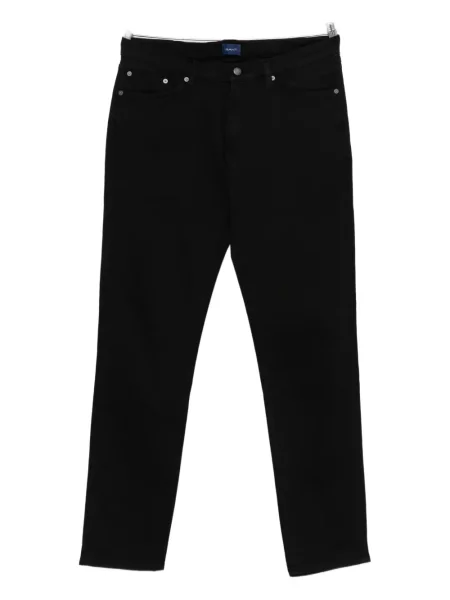 Pantaloni Gant cu autograf negru