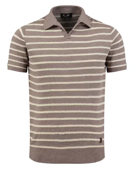 Key Largo Póló GROUND barna fehér