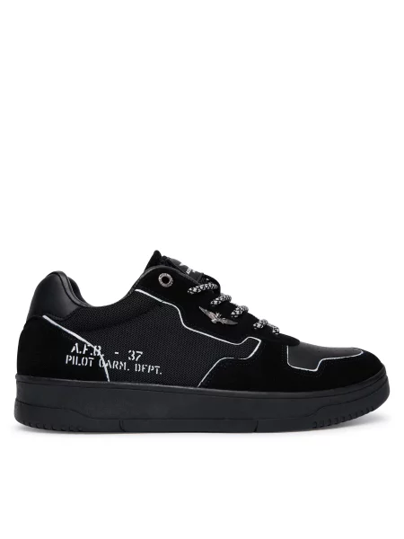 Sneakersy Aeronautica Militare černé