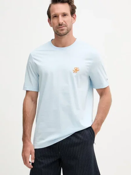 Tommy Hilfiger basic tričko SUMMER modré