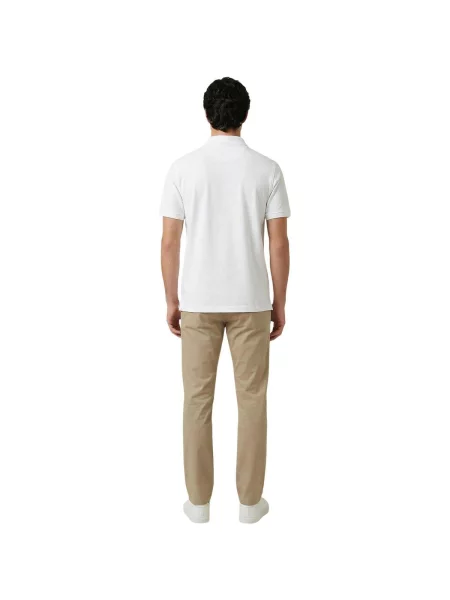 Tricou polo Gant alb