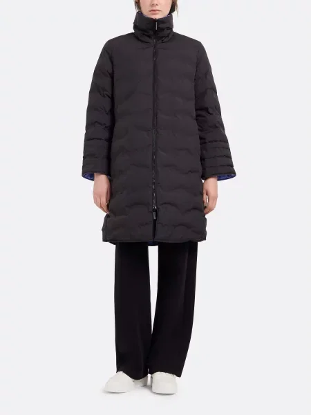 Пальто Emporio Armani черное