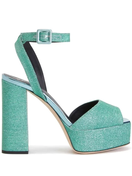 Sandale Giuseppe Zanotti cu platformă verde